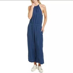 Bella Dahl Fray Neck Wide Leg Jumpsuit
